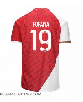 Günstige AS Monaco Youssouf Fofana #19 Heimtrikot 2023-24 Kurzarm